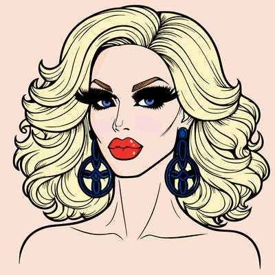 realistic drag queen