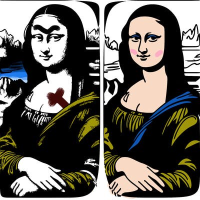 mona lisa is a world-famous oil painting by leonardo da vinci