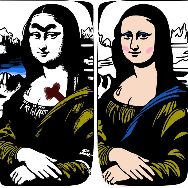 mona lisa is a world-famous oil painting by leonardo da vinci