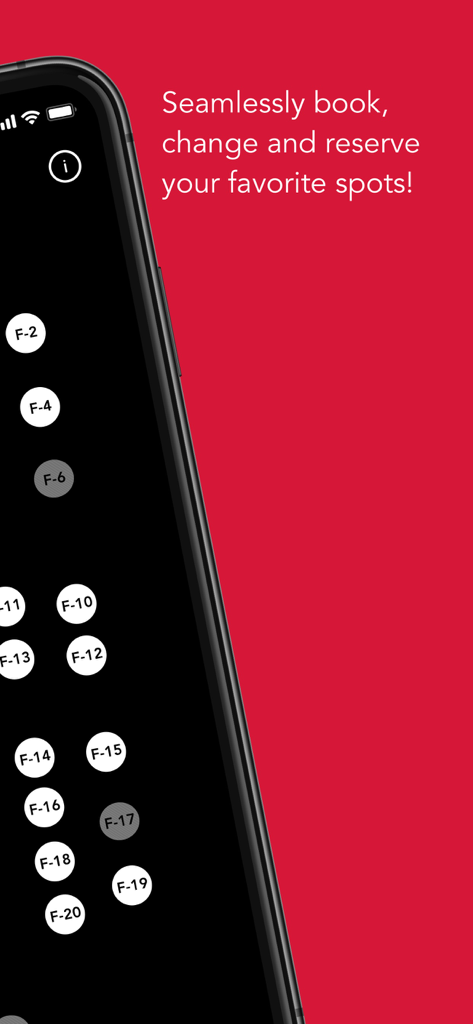 Barry’s - Interface simplificada de reserva de lugar na aplicação de fitness Barry’s