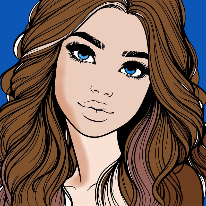 beautiful realistic girl