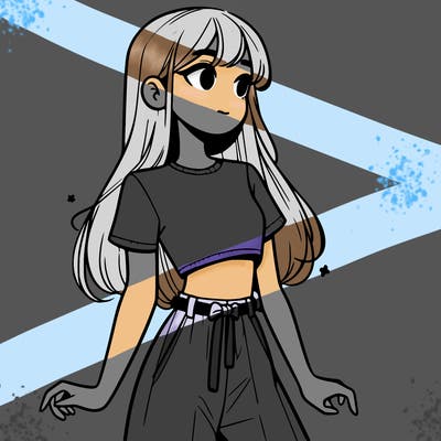 girl in a cute crop top