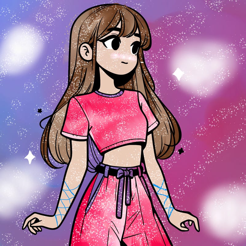 girl in a cute crop top