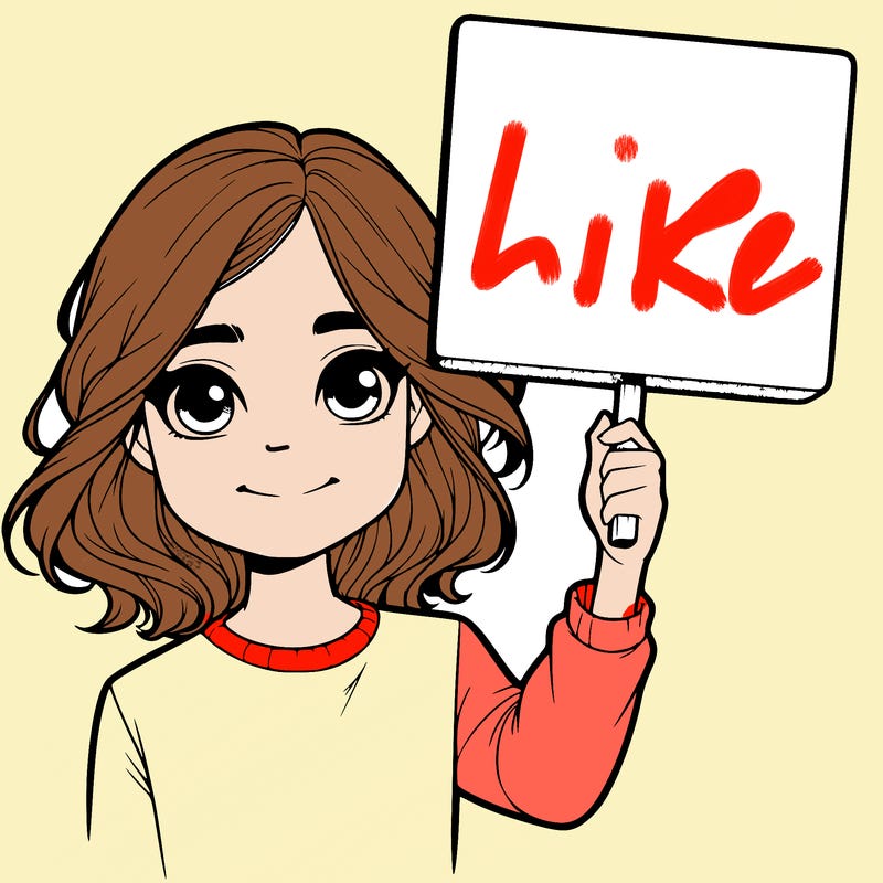 realistic girl holding up a sign