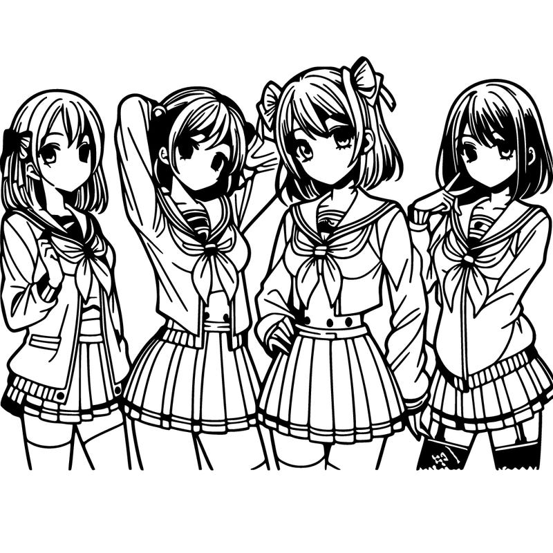 manga girls