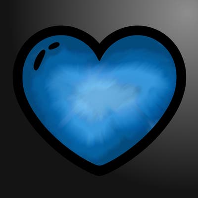 a blank heart