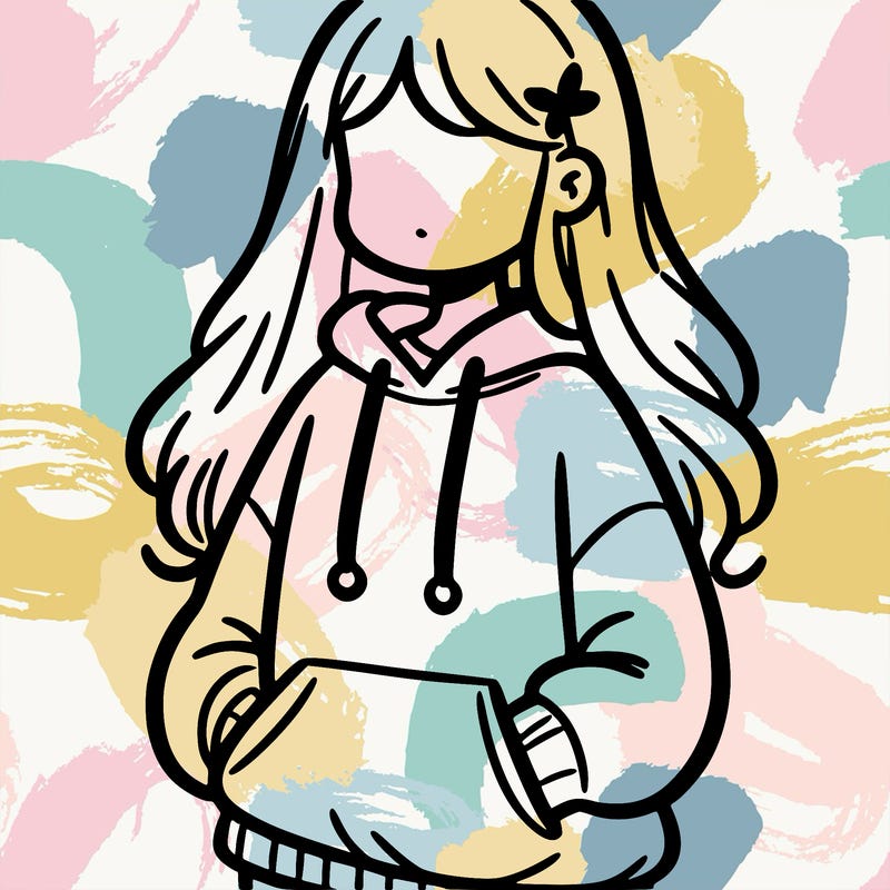 girl in sweatshirt