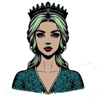 realistic beautiful queen