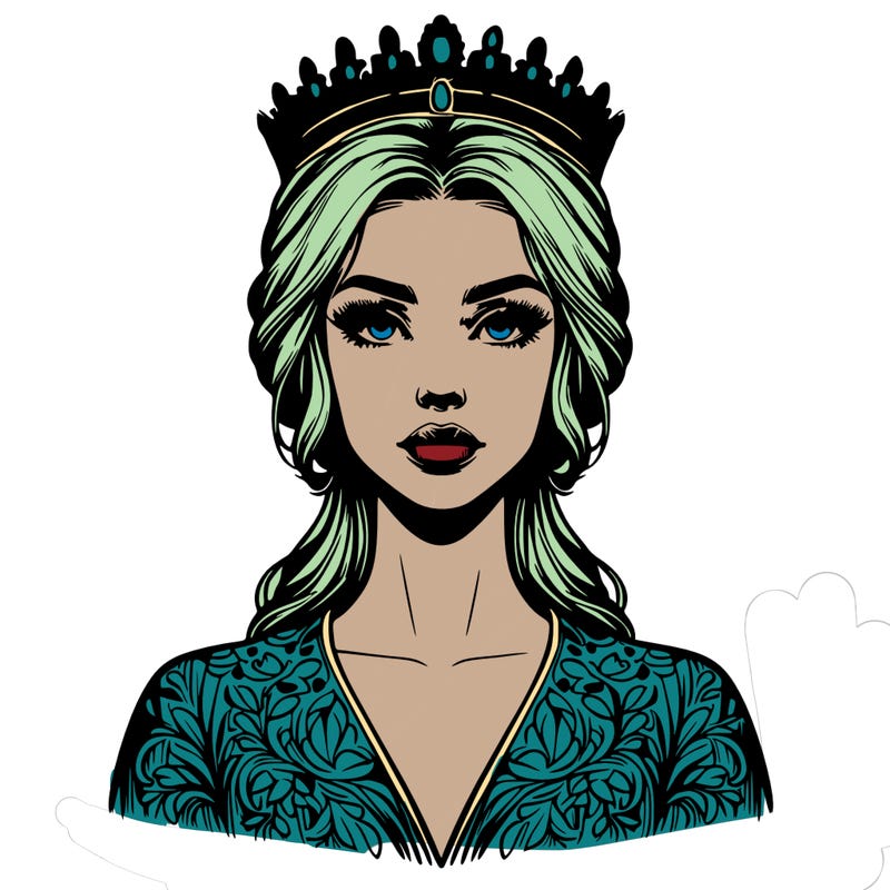 realistic beautiful queen