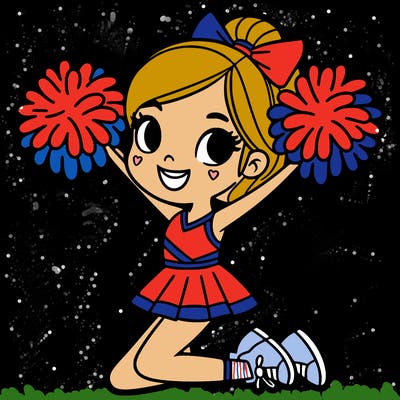 cheerleader girl