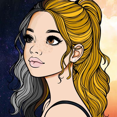 beautiful realistic girl