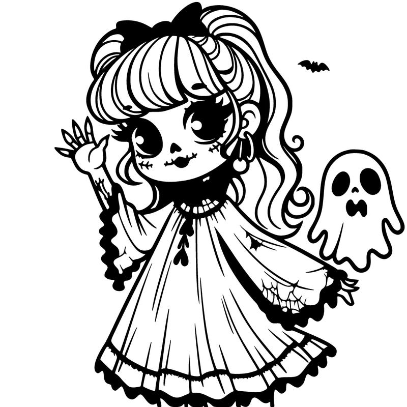 spooky girl