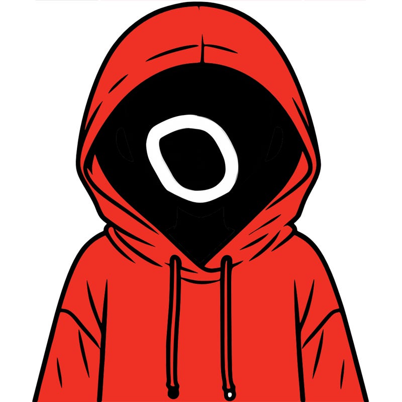 faceless girl in hoodie