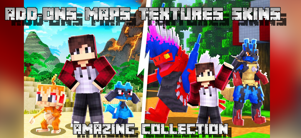 Add-ons for Minecraft PE ⋆ - Display of various Minecraft PE add-ons maps textures and skins