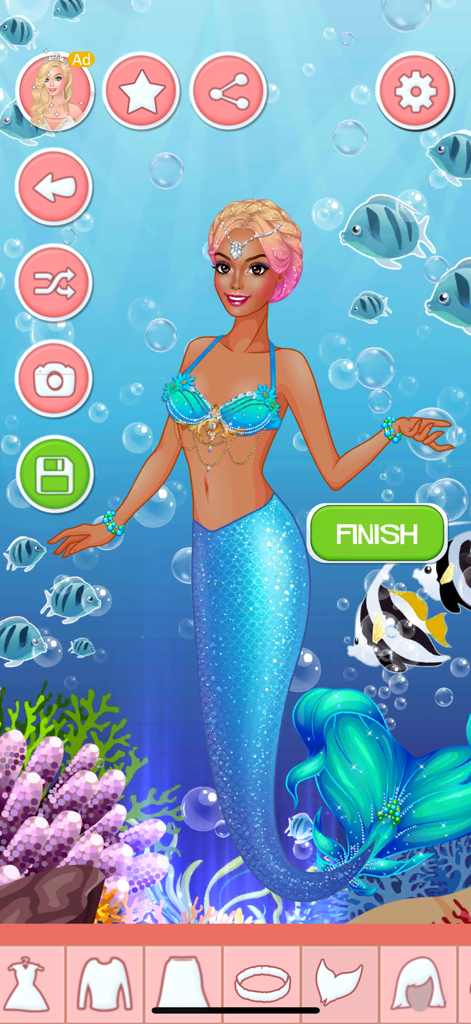 Mermaid Beauty Dress-Up Games - Games App | MWM