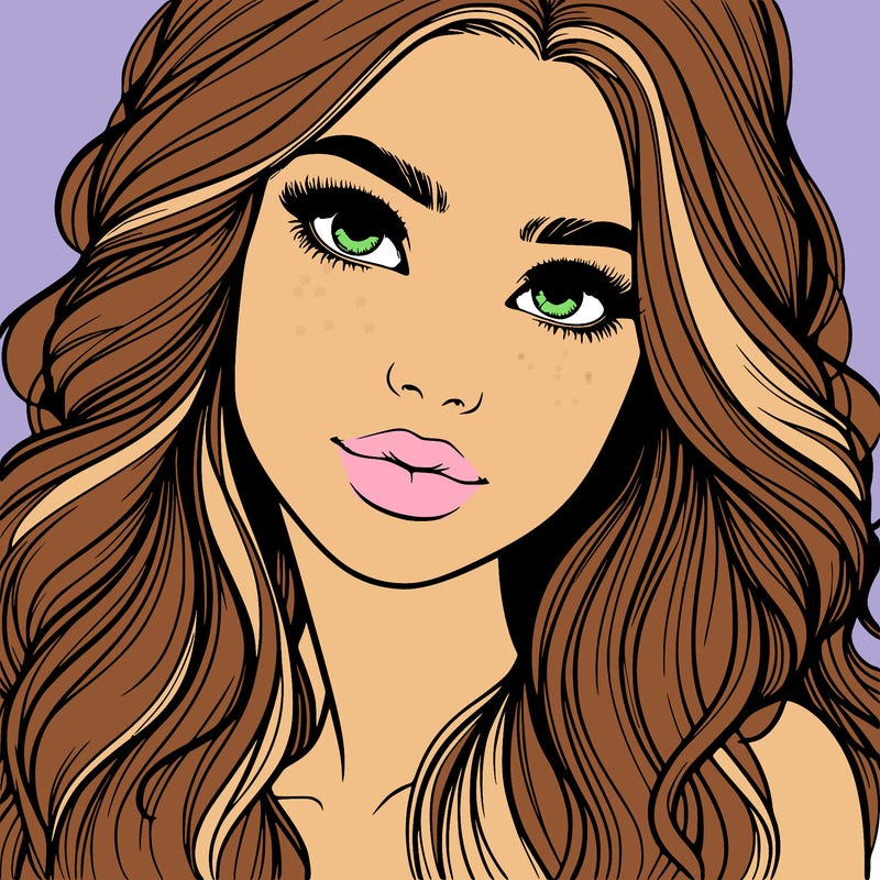 beautiful realistic girl