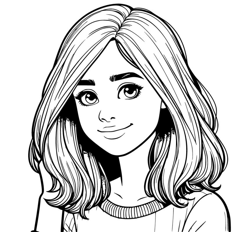 realistic teenage girl