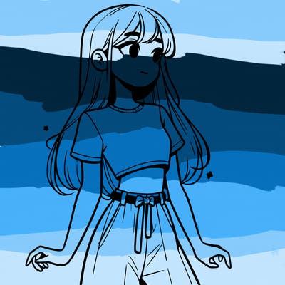 girl in a cute crop top