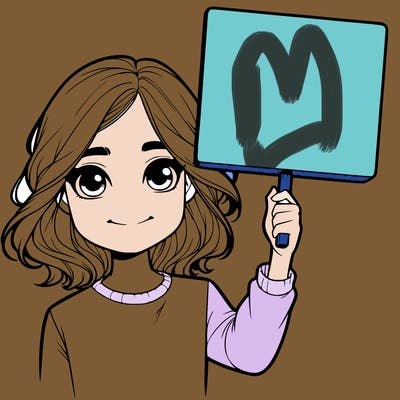 realistic girl holding up a sign