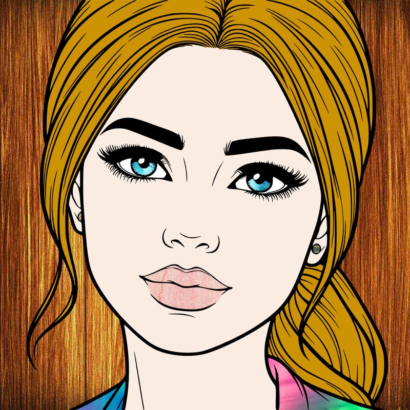 realistic woman’s face