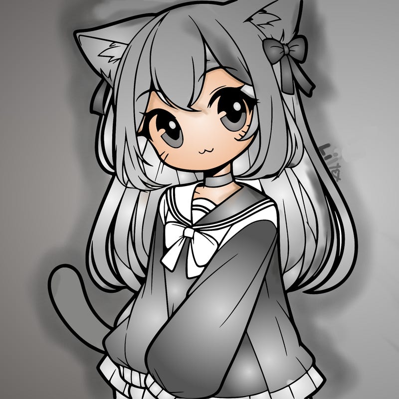 cat anime girl