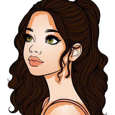 beautiful realistic girl