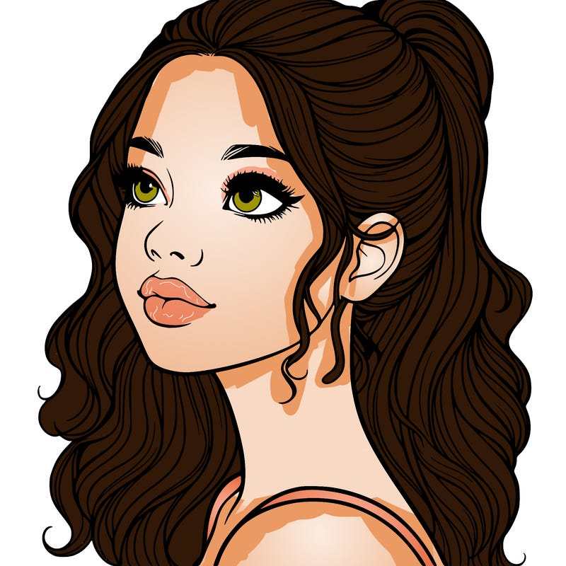 beautiful realistic girl