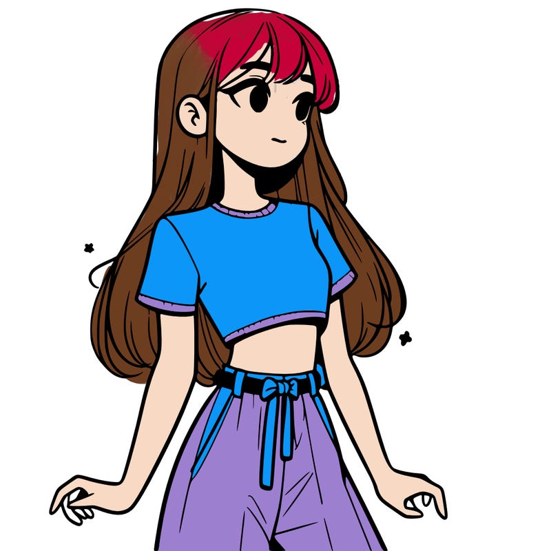 girl in a cute crop top