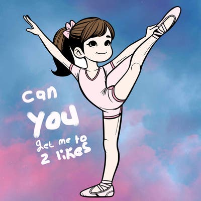 realistic girl gymnast