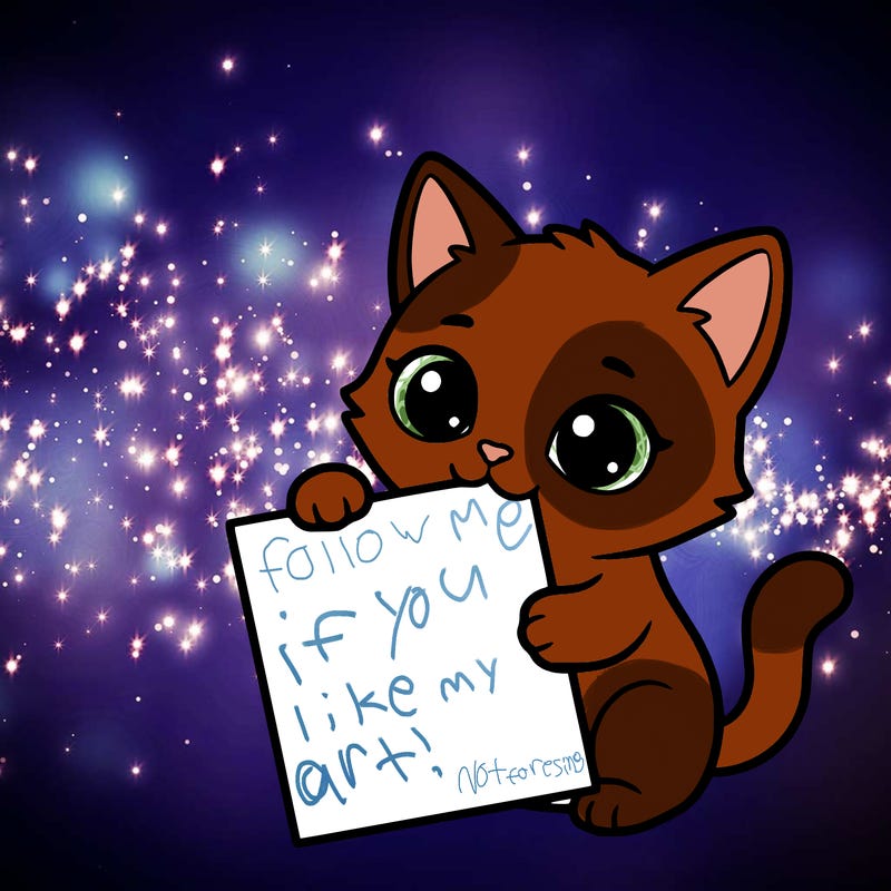 a small cat with a blank sheet of paper in its hand. the cat is sooooooo cute!