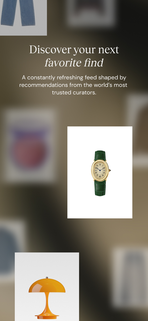 ShopMy - ShopMy app screen featuring curated product recommendations from trusted curators and tastemakers