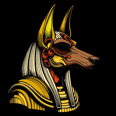 realistic anubis