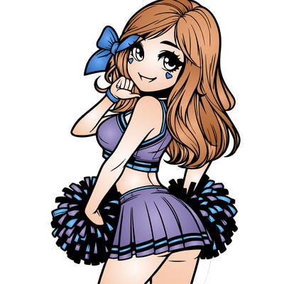 realistic cheerleader