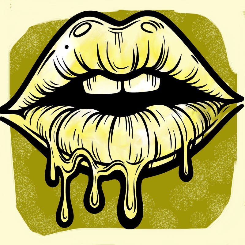 lips that look realistic and drip