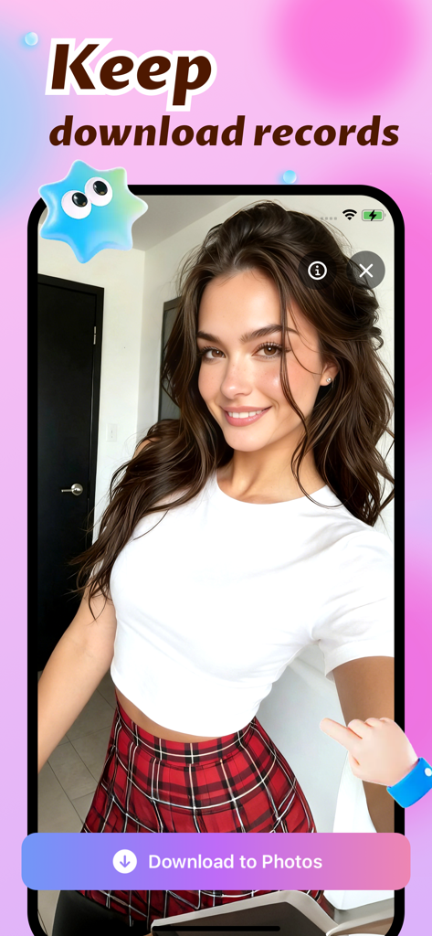 Cosmo - Batch Image Processor - Interfaz de Cosmo Batch Image Processor que muestra un botón de descarga y la función de registros de procesamiento.