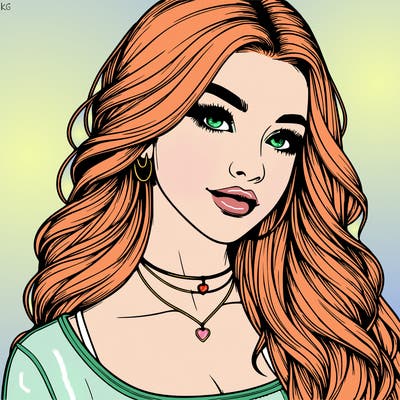 detailed realistic girl