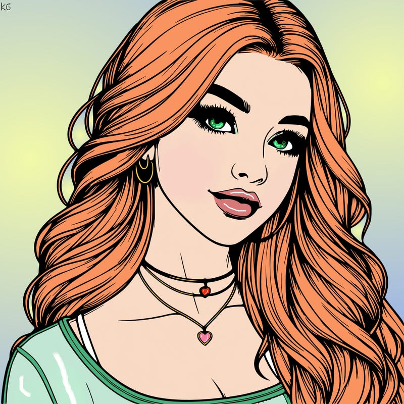 detailed realistic girl