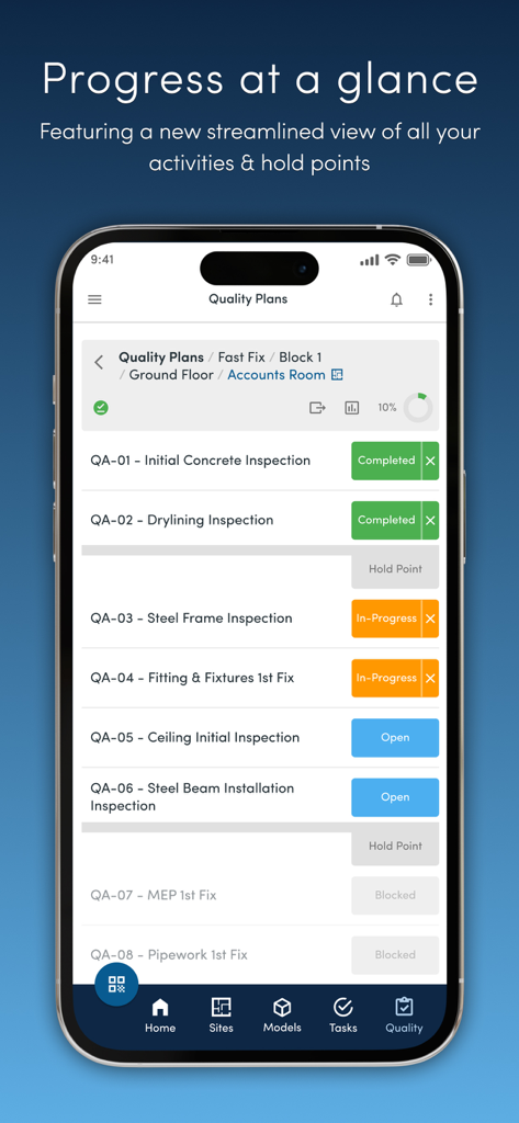 Asite Field | Construction Management & Mobile BIM Models