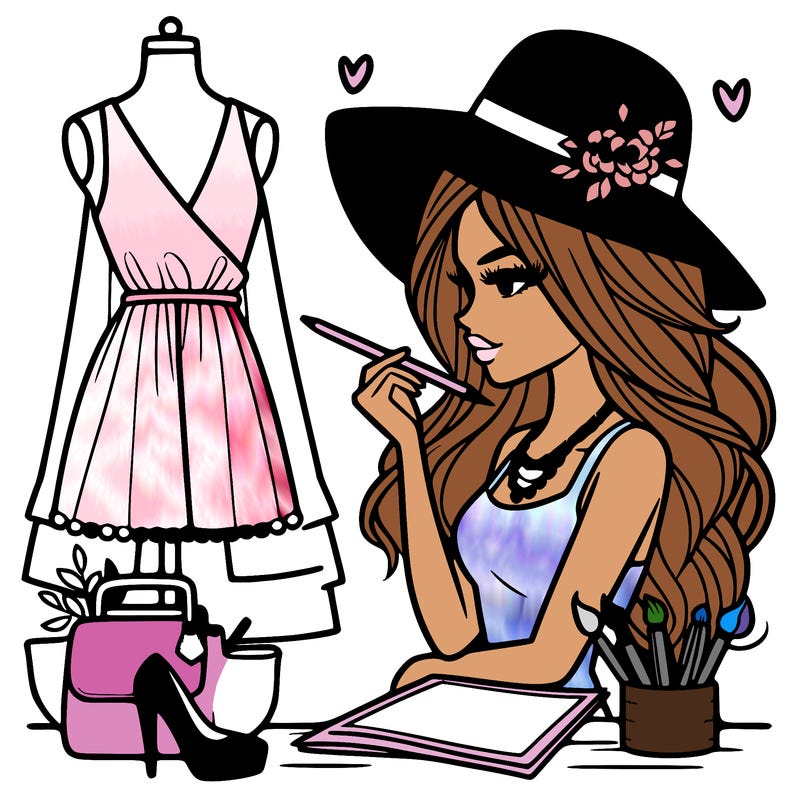 a stylish fashion designer