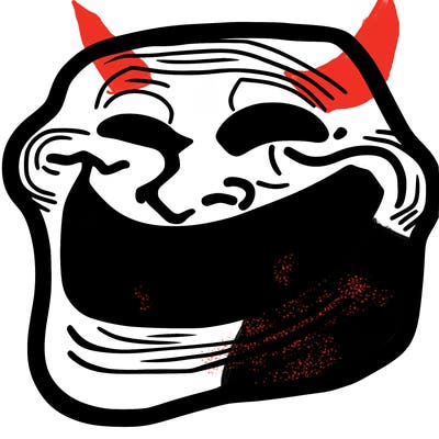 meme troll face