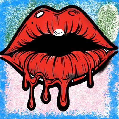 lips that look realistic and drip