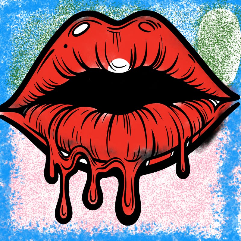 lips that look realistic and drip