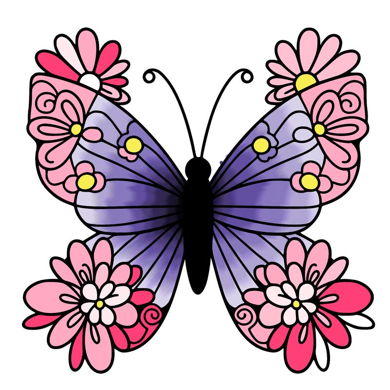 flower butterfly