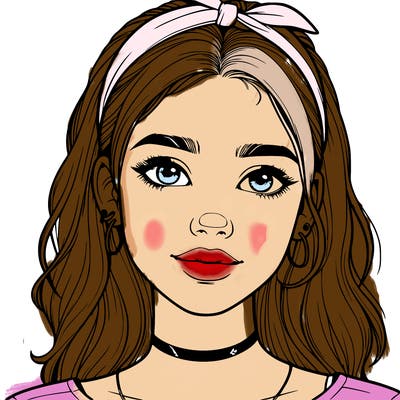 realistic teenage girl