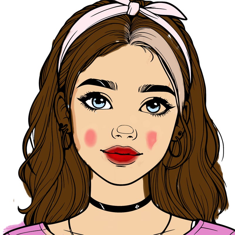 realistic teenage girl