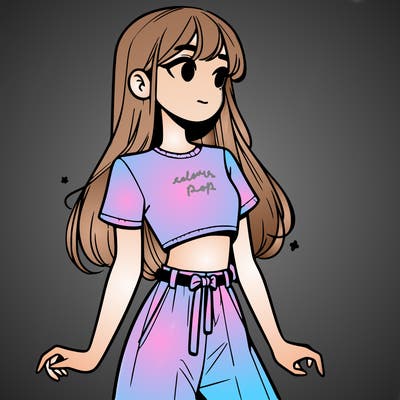 girl in a cute crop top