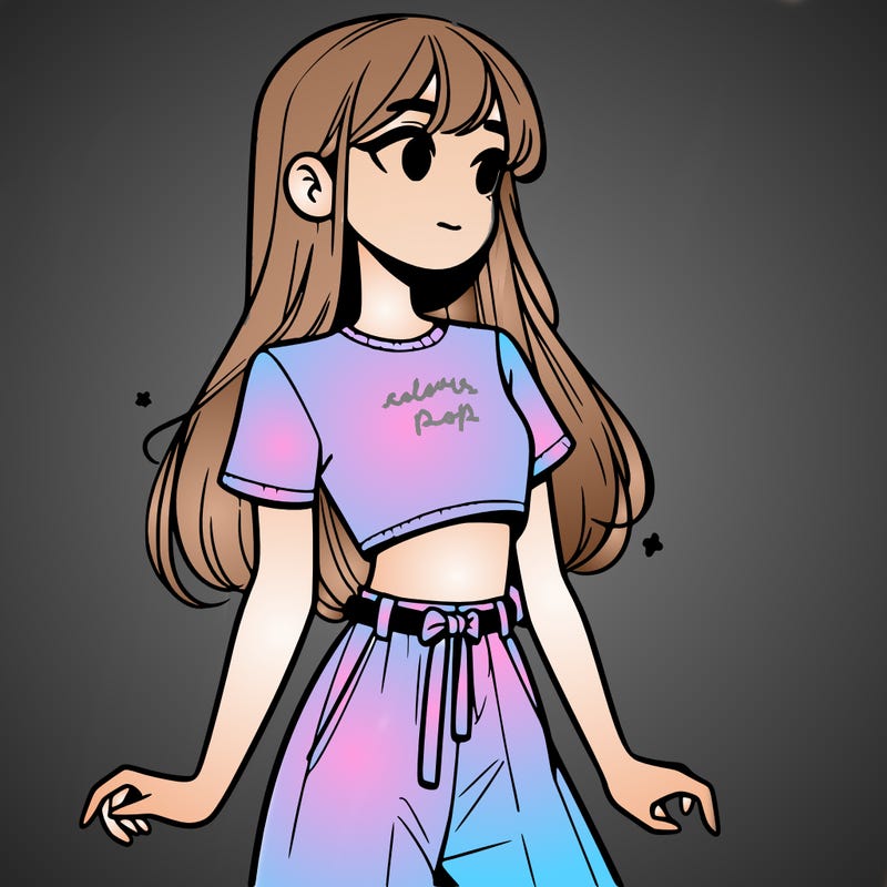 girl in a cute crop top