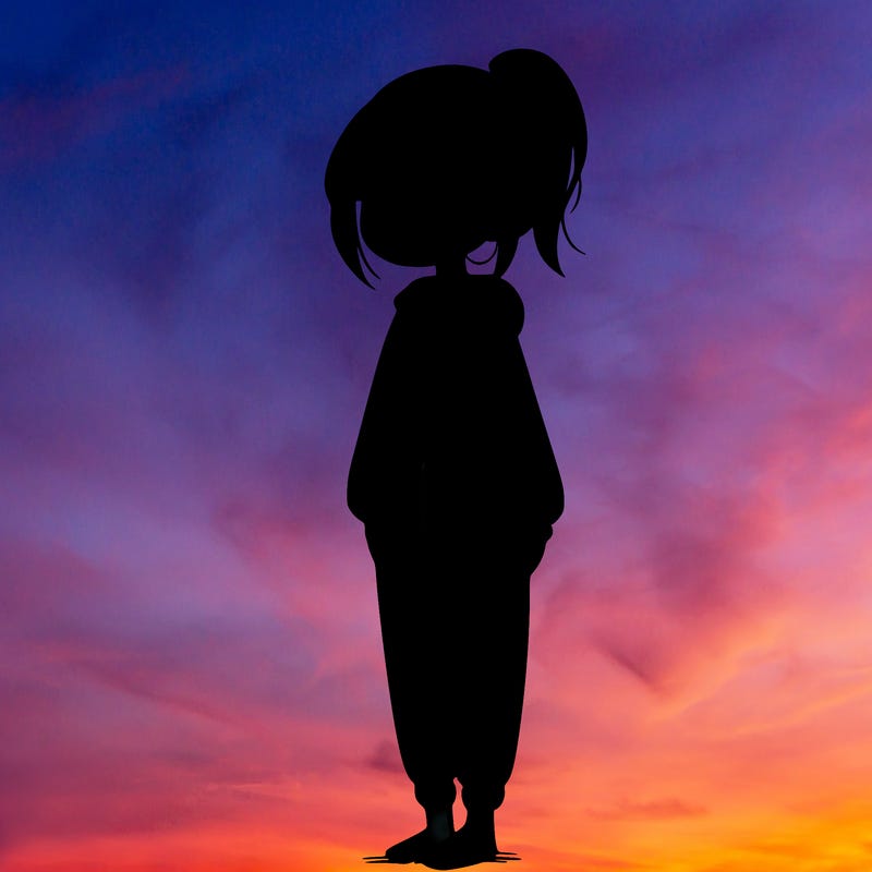 skinny girl in sweatpants