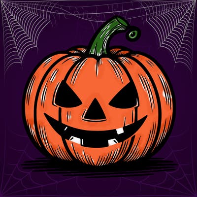 a halloween pumpkin