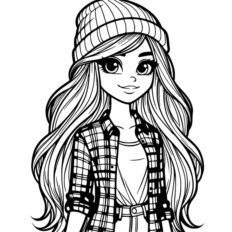 realistic version of wendy from gravity falls (pretty)